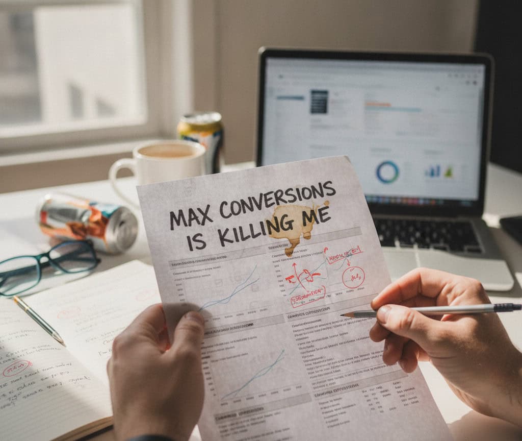 “Max Conversions is Killing Me”: A Guide to Fixing Your Google Ads Performance