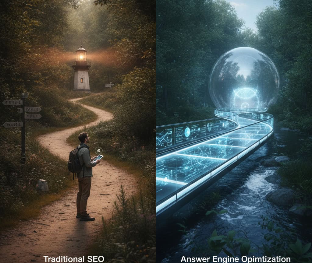 Traditional SEO vs Answer Engine Optimisation (AEO): Key Differences Explained
